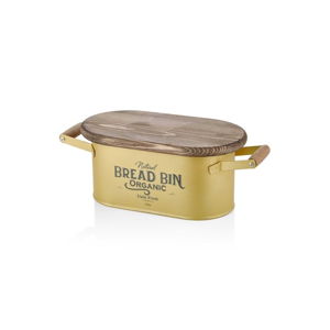 Dóza na chlieb v zlatej farbe The Mia Bread, dĺžka 41 cm