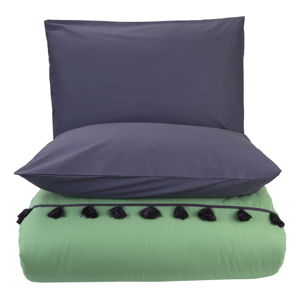 Sada zelenej posteľnej obliečky Bella Maison Tanora, 160 x 220 cm