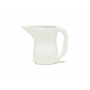 Biela kameninová nádoba na mlieko Kähler Design Ursula, 420 ml