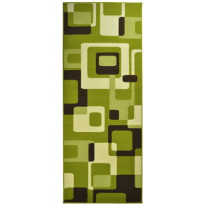 Zelený koberec Hanse Home Hamla Retro, 80 × 300 cm