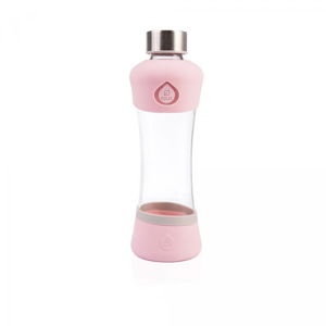 Ružová sklenená fľaša z borosilikátového skla Equa Active Berry, 550 ml