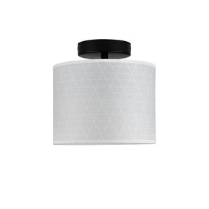 Biele stropné svietidlo so vzorom trojuholníkov Sotto Luce Taiko
