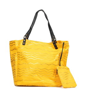 Žltá plážová taška Nina Beratti Ivania Jaune