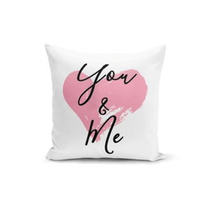 Obliečka na vankúš Minimalist Cushion Covers You & Me Heart, 45 × 45 cm
