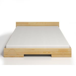 Dvojlôžková posteľ z borovicového dreva SKANDICA Spectrum, 200 × 200 cm