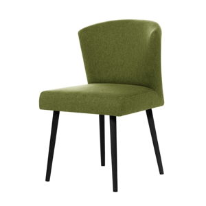 Zelená jedálenská stolička s čiernymi nohami My Pop Design Richter