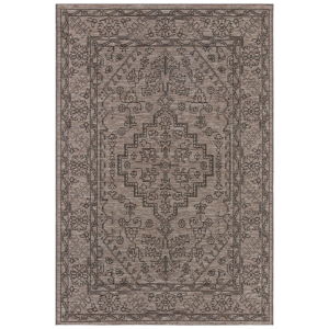 Sivohnedý vonkajší koberec NORTHRUGS Tyros, 140 x 200 cm