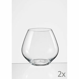 Súprava 2 pohárov Crystalex Amoroso, 580 ml