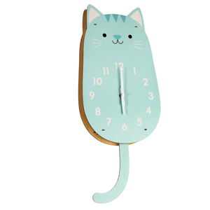 Drevené hodiny Rex London Cookie The Cat