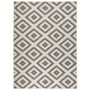 Hnedý vzorovaný obojstranný koberec Bougari Malta, 160 x 230 cm