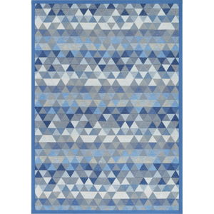 Modrý obojstranný koberec Narma Luke Blue, 140 x 200 cm
