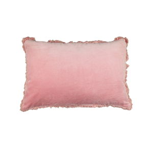 Ružový bavlnený vankúš HSM collection Colorful Living Rosa Carro, 60 × 40 cm