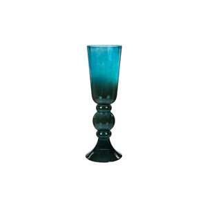 Modrá ručne vyrábaná krištáľová váza Santiago Pons Classy, výška 58 cm