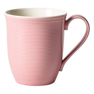 Ružový porcelánový hrnček Like by Villeroy & Boch Group, 0,35 l