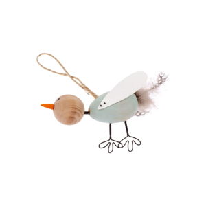 Drôtený dekoratívny závesný vtáčik Dakls Bird Dos