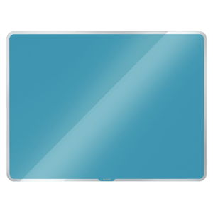 Modrá sklenená magnetická tabuľa Leitz Cosy, 60 x 40 cm