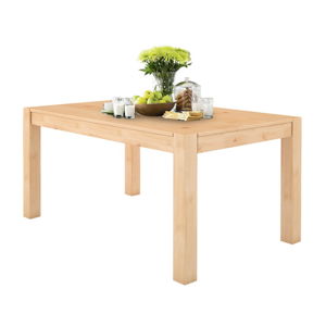 Jedálenský stôl z masívneho borovicového dreva Støraa Monique, 76 × 140 cm