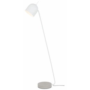 Biela stojacia lampa s kovovým tienidlom (výška 147 cm) Madrid – it's about RoMi