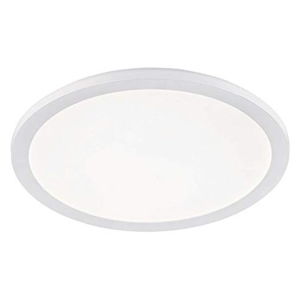 Biele stropné LED svietidlo Trio Camillus, priemer 40 cm