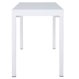 Biely jedálenský rozkladací stôl Canett Lissabon, dĺžka 110 cm