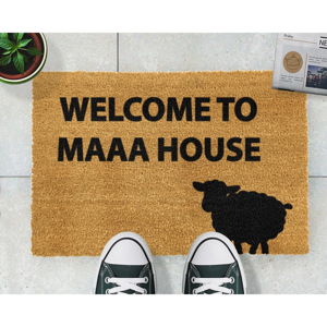 Rohožka z prírodného kokosového vlákna Artsy Doormats Welcome to Maaa House, 40 x 60 cm