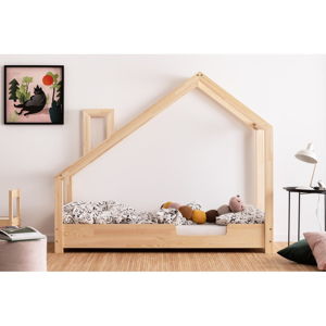 Domčeková posteľ z borovicového dreva Adeko Luna Carl, 100 x 180 cm