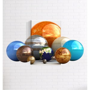 Nástenný 3D obraz Mosticx Planétky, 40 x 60 cm