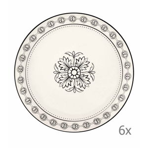 Sada 6 porcelánových dezertných tanierov Mia Libre Pasta, ⌀ 21 cm