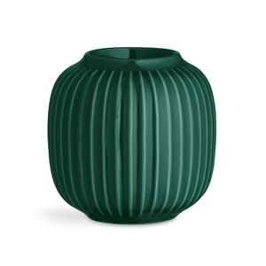 Zelený porcelánový svietnik na čajové sviečky Kähler Design Hammershoi, ⌀ 9 cm