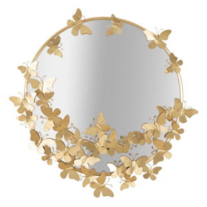 Nástenné zrkadlo Mauro Ferretti Butterfly, ø 75 cm