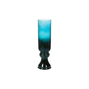 Modrá ručne vyrábaná krištáľová váza Santiago Pons Classy, výška 65 cm