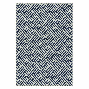 Modro-biely koberec Asiatic Carpets Antibes, 80 x 150 cm