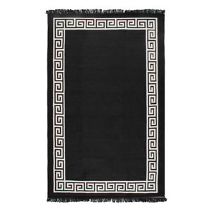 Béžovo-čierny obojstranný koberec Justed, 160 × 250 cm