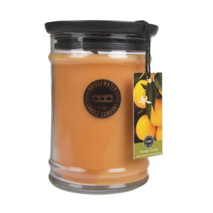 Sviečka v sklenenej dóze s vôňou vanilky a pomaranča Creative Tops, doba horenia 140-160 hodín