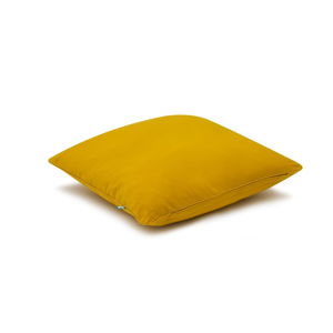 Horčicovožltá obliečka na vankúš Mumla Basic, 40 × 40 cm
