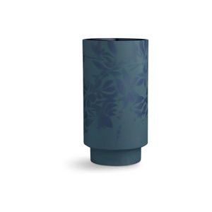 Tmavomodrá kameninová váza Kähler Design Kabell, výška 26,5 cm