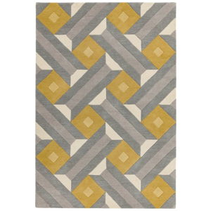 Sivo-žltý koberec Asiatic Carpets Motif, 200 x 290 cm