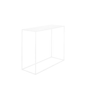 Biely konzolový kovový stôl Custom Form Tensio, 100 x 35 cm