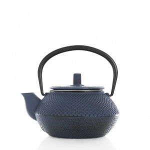 Modrá liatinová čajová kanvička Bambum Linden, 300 ml