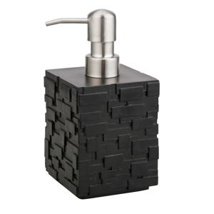 Čierny dávkovač na mydlo Tomasucci Wall