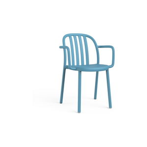Sada 2 modrých záhradných stoličiek s opierkami Resol Sue