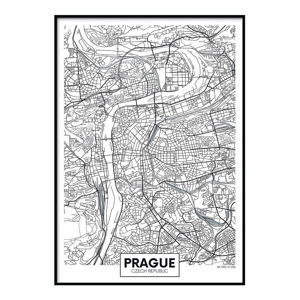 Plagát DecoKing Map Prague, 100 x 70 cm