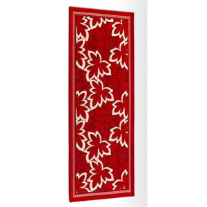 Červený behúň FlooritaMaple Rosso, 55 × 115 cm