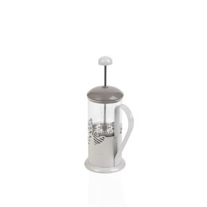 Biely french press na kávu či čaj Brandani Batticuore, 350 ml
