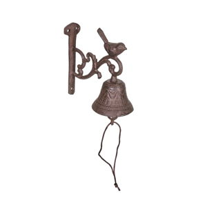 Liatinový dekoratívny zvonček Antic Line Birdie