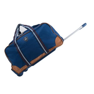 Modrá cestovná taška na kolieskach GENTLEMAN FARMER Sydney, 63 l