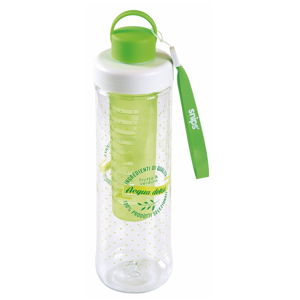 Zelená fľaša na vodu so sitkom Snips Infuser, 750 ml
