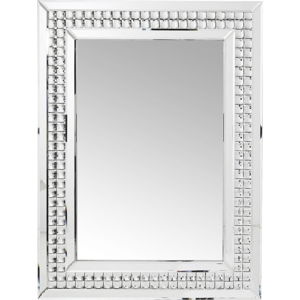 Nástenné zrkadlo Kare Design Crystals LED, 80 × 60 cm