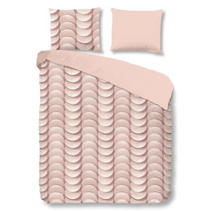 Ružové obliečky na dvojlôžko z bavlny Good Morning Emerged, 200 × 240 cm