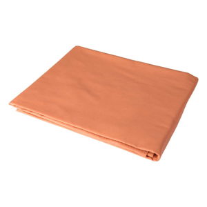 Oranžová elastická plachta na jednolôžko Bella Maison Basic, 100 x 200 cm